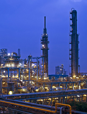 OKTECH lighting solutions for petrochemical plant applications